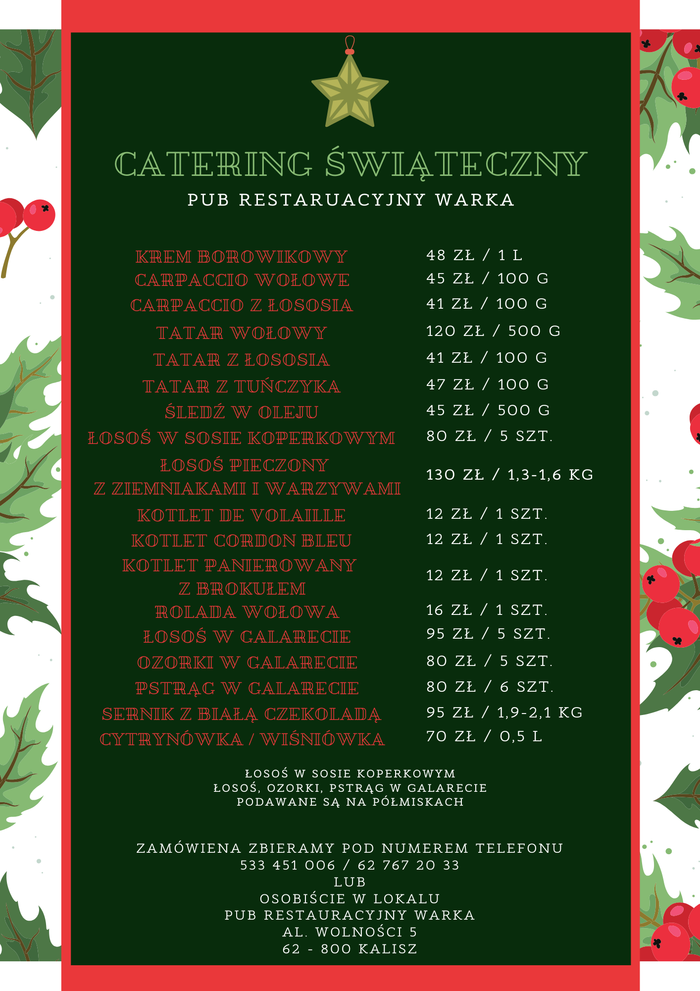 Catering świąteczny