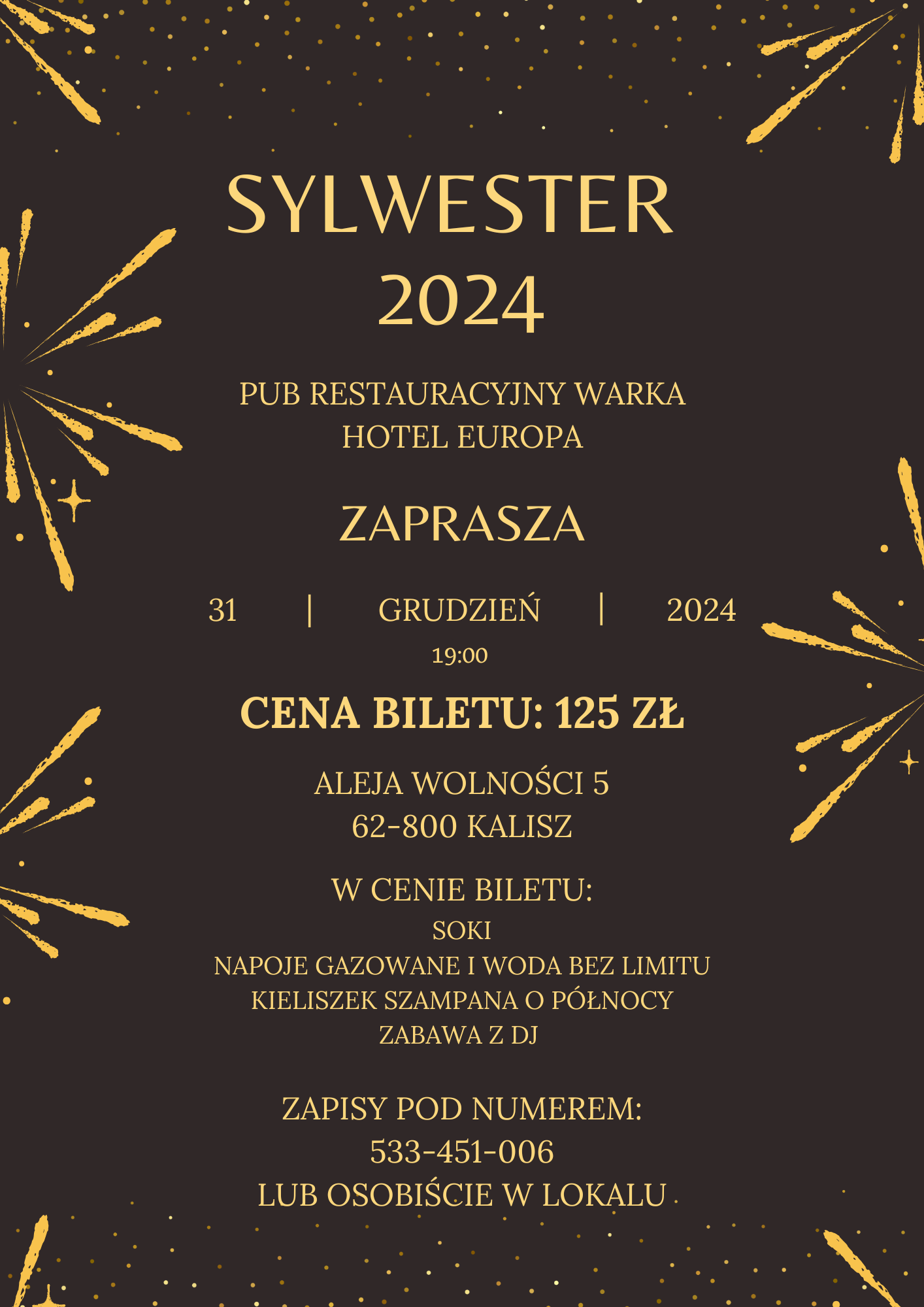 Oferta sylwestrow